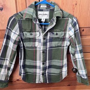 Boys Abercrombie thick flannel shirt